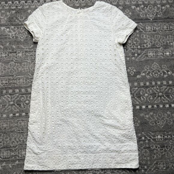 GAP Dresses & Skirts - GAP White Circle Eyelet Shift Dress Small Summer Bridal Graduation Beach Photos